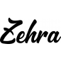 Mobile Preview: Zehra - Schriftzug aus Buchenholz