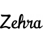 Mobile Preview: Zehra - Schriftzug aus Buchenholz