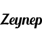 Preview: Zeynep - Schriftzug aus Buchenholz