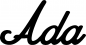Preview: Ada - Schriftzug aus Eichenholz