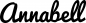 Preview: Annabell - Schriftzug aus Eichenholz