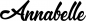 Preview: Annabelle - Schriftzug aus Eichenholz