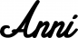 Preview: Anni - Schriftzug aus Eichenholz