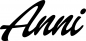 Preview: Anni - Schriftzug aus Eichenholz