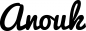 Preview: Anouk - Schriftzug aus Eichenholz