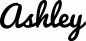 Preview: Ashley - Schriftzug aus Eichenholz