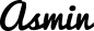 Preview: Asmin - Schriftzug aus Eichenholz