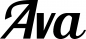 Preview: Ava - Schriftzug aus Eichenholz