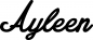 Preview: Ayleen - Schriftzug aus Eichenholz