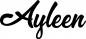 Preview: Ayleen - Schriftzug aus Eichenholz