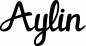 Preview: Aylin - Schriftzug aus Eichenholz