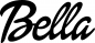 Preview: Bella - Schriftzug aus Eichenholz