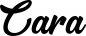 Preview: Cara - Schriftzug aus Eichenholz
