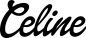 Preview: Celine - Schriftzug aus Eichenholz