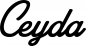 Preview: Ceyda - Schriftzug aus Eichenholz