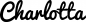Preview: Charlotta - Schriftzug aus Eichenholz