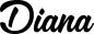 Preview: Diana - Schriftzug aus Eichenholz