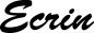 Preview: Ecrin - Schriftzug aus Eichenholz