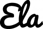 Preview: Ela - Schriftzug aus Eichenholz