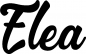 Preview: Elea - Schriftzug aus Eichenholz