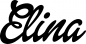 Preview: Elina - Schriftzug aus Eichenholz