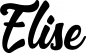 Preview: Elise - Schriftzug aus Eichenholz