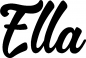 Preview: Ella - Schriftzug aus Eichenholz