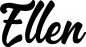 Preview: Ellen - Schriftzug aus Eichenholz