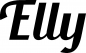 Preview: Elly - Schriftzug aus Eichenholz