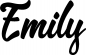 Preview: Emily - Schriftzug aus Eichenholz