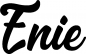 Preview: Enie - Schriftzug aus Eichenholz