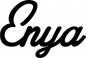 Preview: Enya - Schriftzug aus Eichenholz
