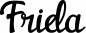 Preview: Frida - Schriftzug aus Eichenholz