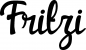 Preview: Fritzi - Schriftzug aus Eichenholz