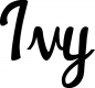 Preview: Ivy - Schriftzug aus Eichenholz