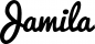 Preview: Jamila - Schriftzug aus Eichenholz