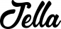Preview: Jella - Schriftzug aus Eichenholz