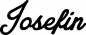 Preview: Josefin - Schriftzug aus Eichenholz