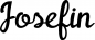 Preview: Josefin - Schriftzug aus Eichenholz