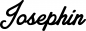 Preview: Josephin - Schriftzug aus Eichenholz