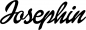 Preview: Josephin - Schriftzug aus Eichenholz