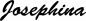 Preview: Josephina - Schriftzug aus Eichenholz