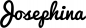Preview: Josephina - Schriftzug aus Eichenholz