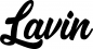 Preview: Lavin - Schriftzug aus Eichenholz