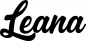 Preview: Leana - Schriftzug aus Eichenholz