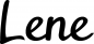 Preview: Lene - Schriftzug aus Eichenholz