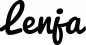 Preview: Lenja - Schriftzug aus Eichenholz
