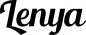 Preview: Lenya - Schriftzug aus Eichenholz