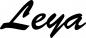 Preview: Leya - Schriftzug aus Eichenholz