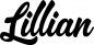 Preview: Lillian - Schriftzug aus Eichenholz